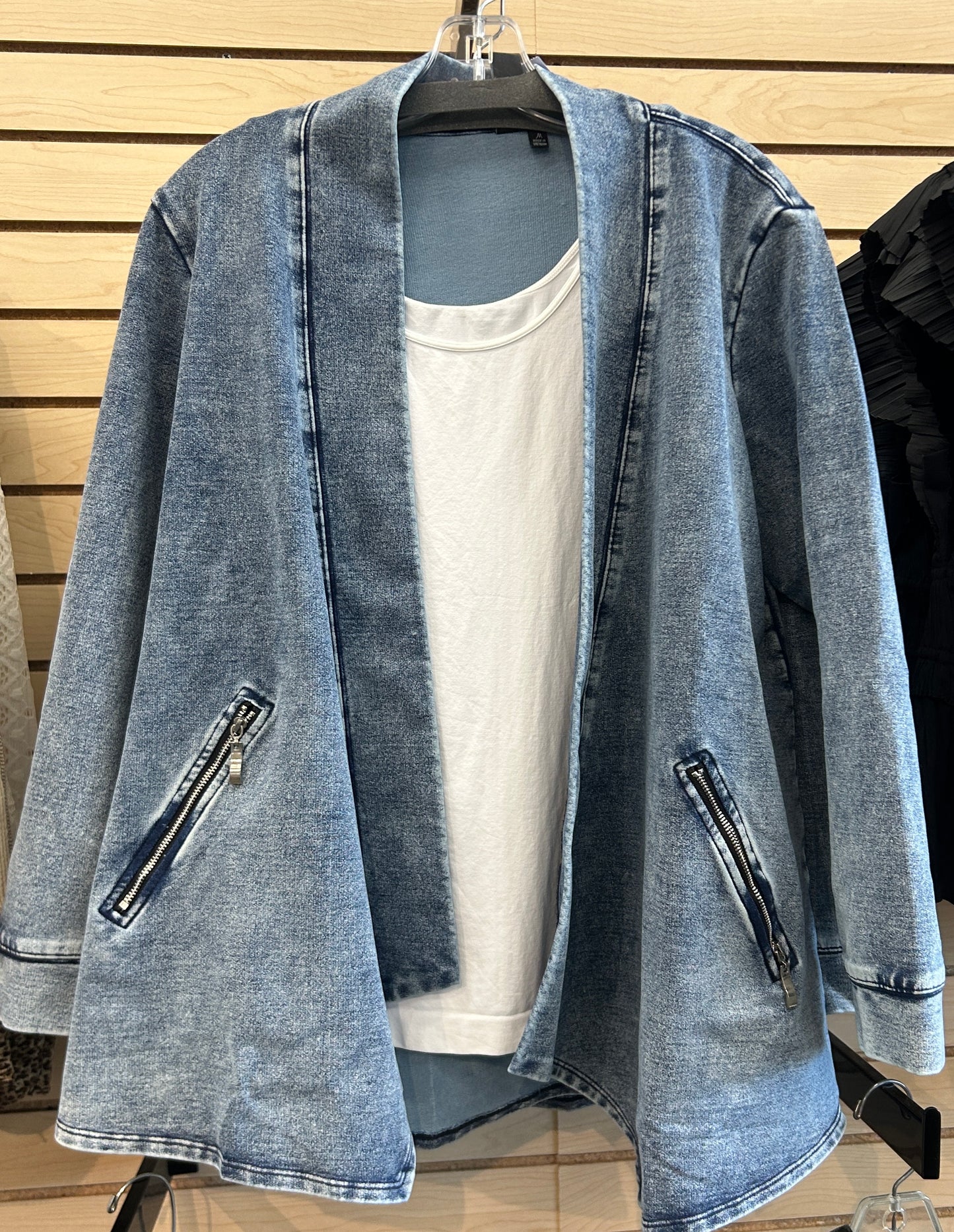 RESTOCKED! BEST SELLERS! Last shipment sold out in a day! Assorted stretch denim jackets (Small through XL)