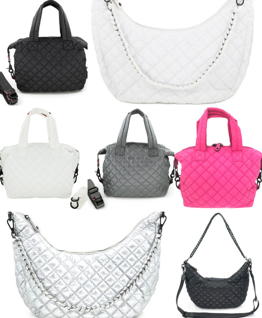 RESTOCKED AGAIN! Assorted quilted crossbody bags for Spring, BEST SELLERS!