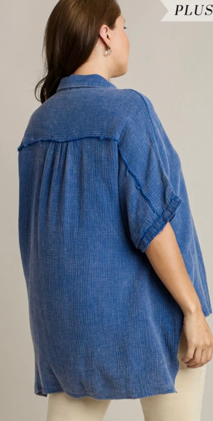 Plus size blouse (2 different styles, see item description)
