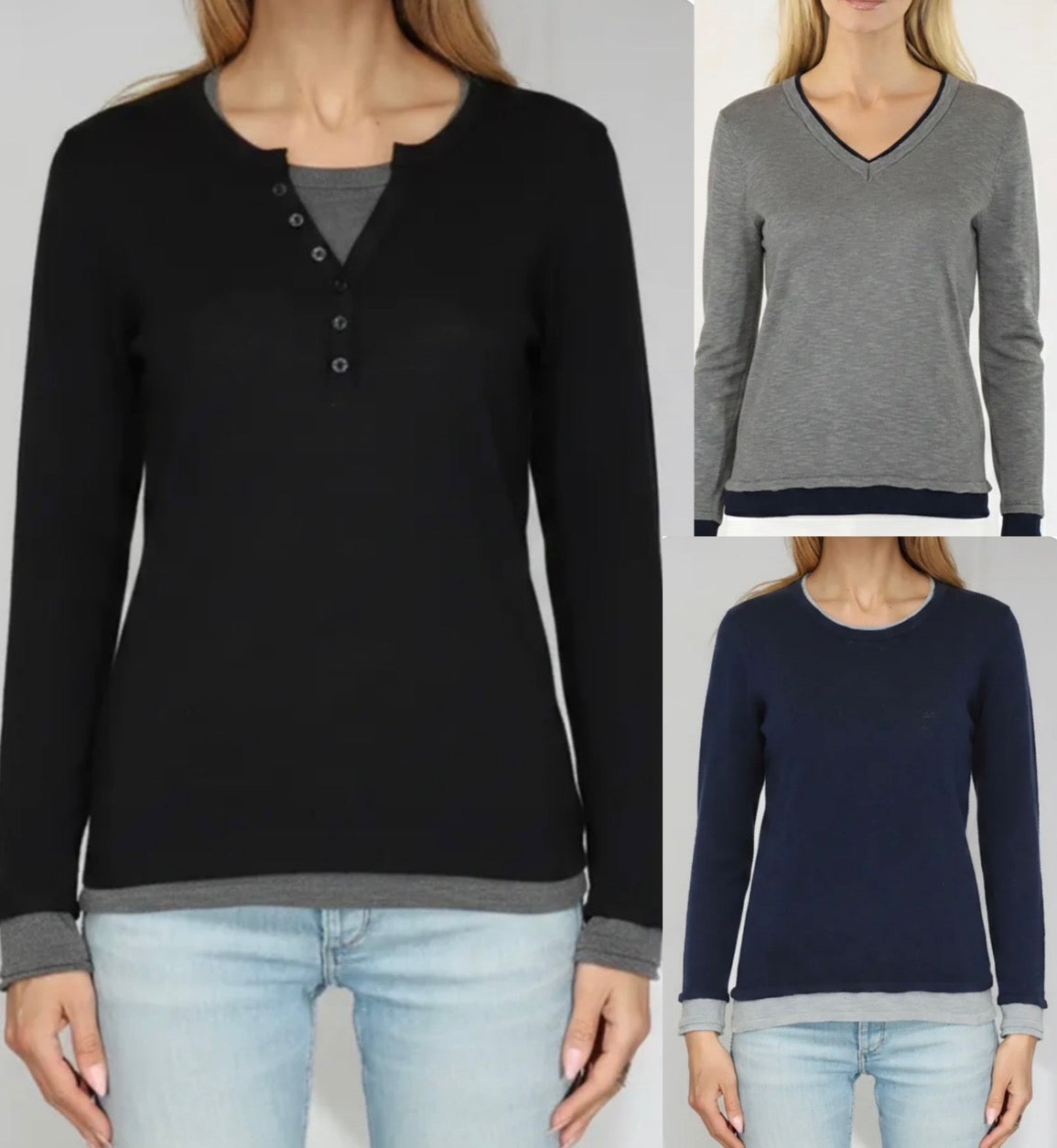 Double layer tops