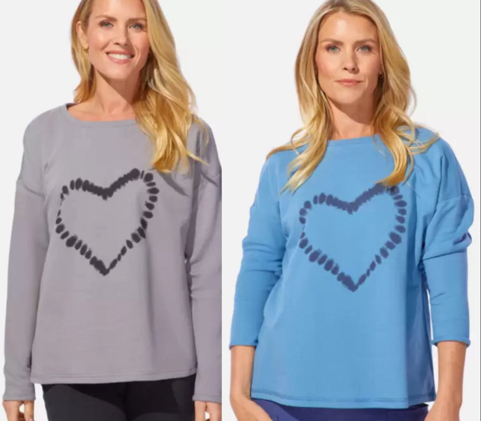Escape By Habitat fleece sweatshirts with heart (Small through XXL)
