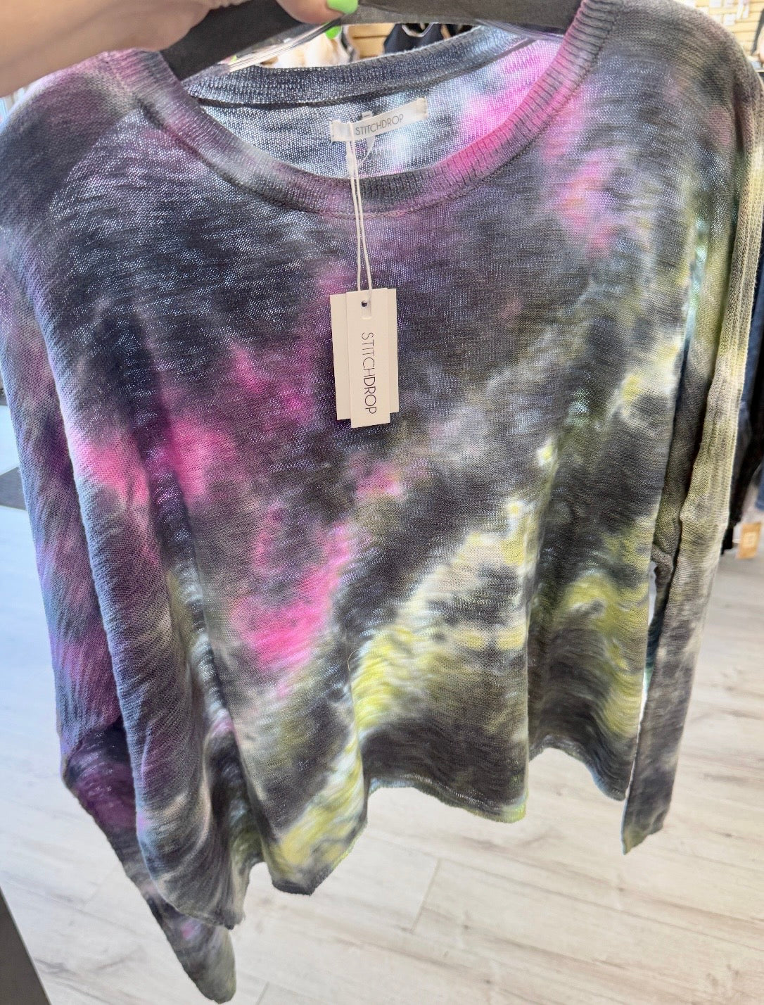 Stitchdrop tie dye super lightweight sweaters