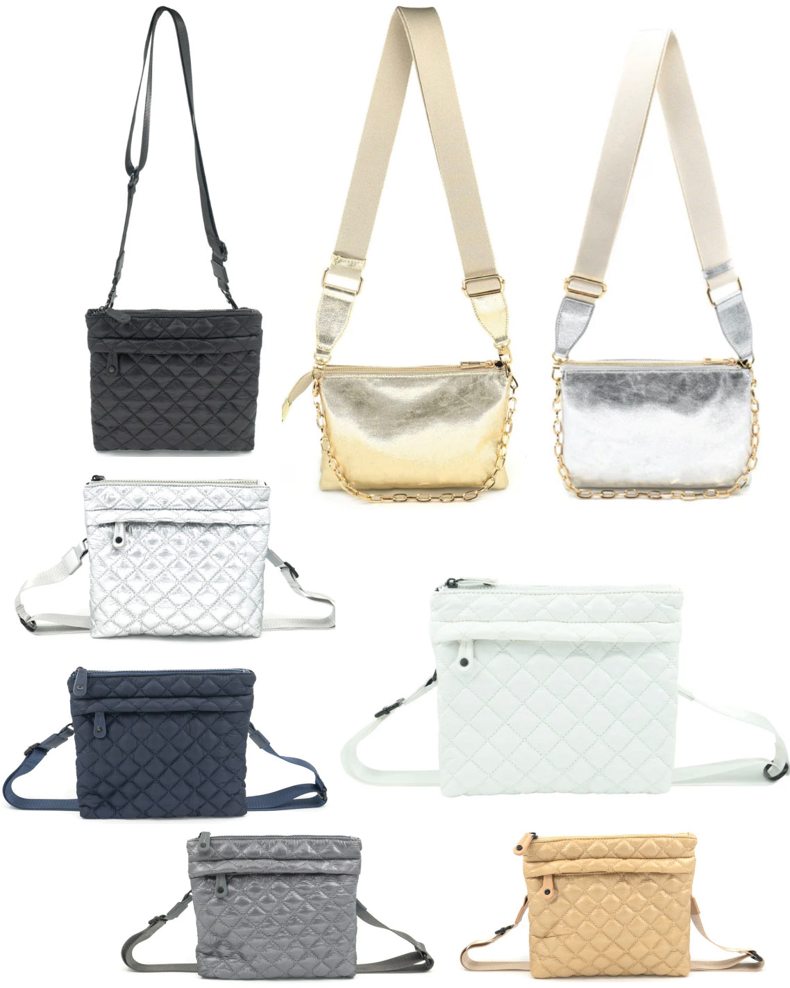 Assorted crossbody bags