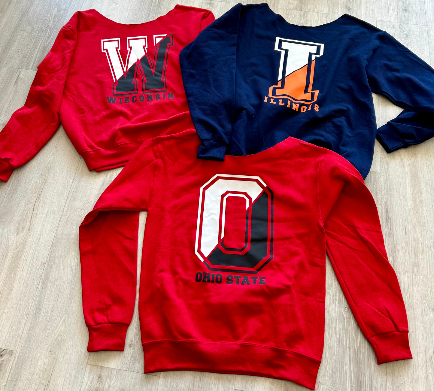 In stock big initial sweatshirt