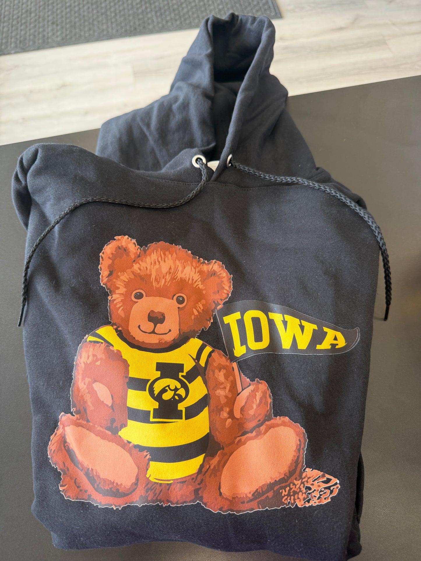 Custom teddy bear pendant hoodie (ALL schools are available to order)