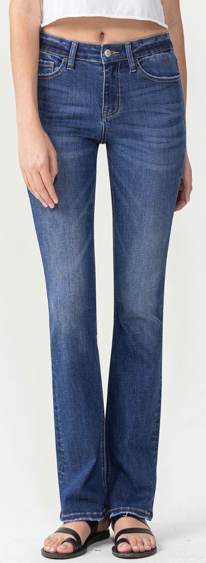 6TH RESTOCK! Vervet by Flying Monkey Mid rise bootcut jeans with stretch, BEST SELLER!