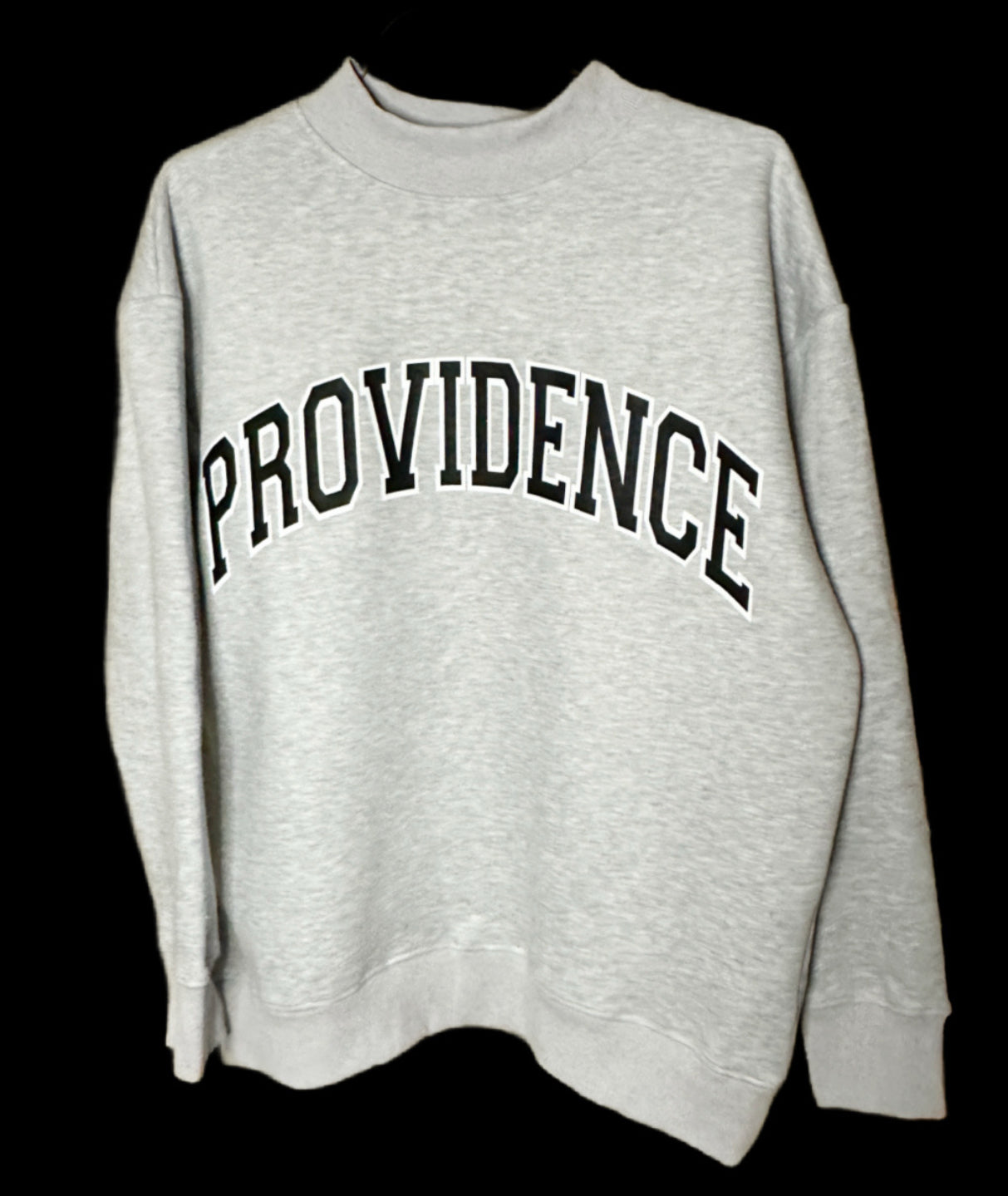 Parke inspired heavy fleece mock neck sweatshirt, can be made for ANY school, many color options