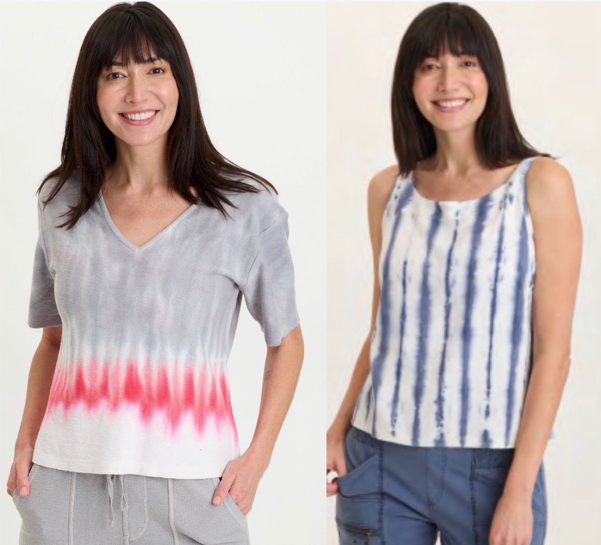 Wearables tie dye tops