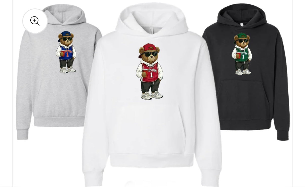 Custom Tailgate teddy unisex hoodie or crew (ALL schools are available to order)
