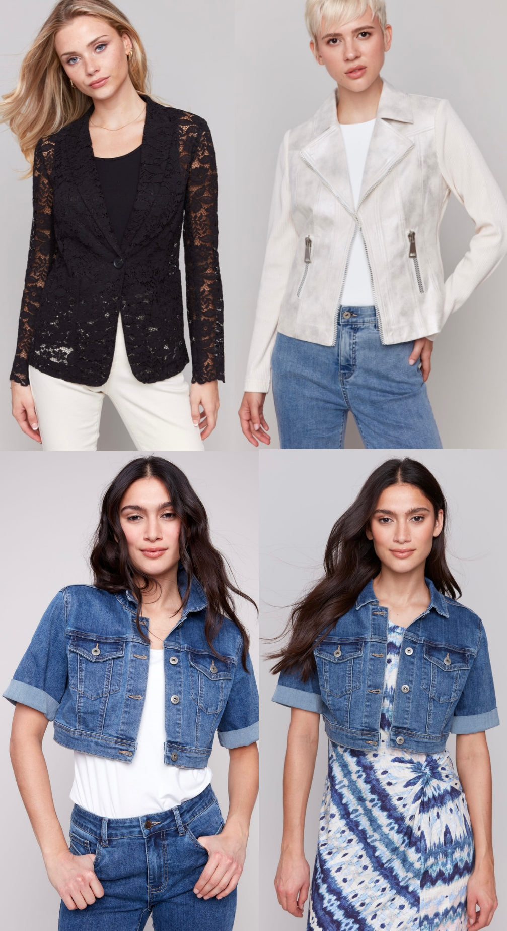 Charlie B assorted spring jackets