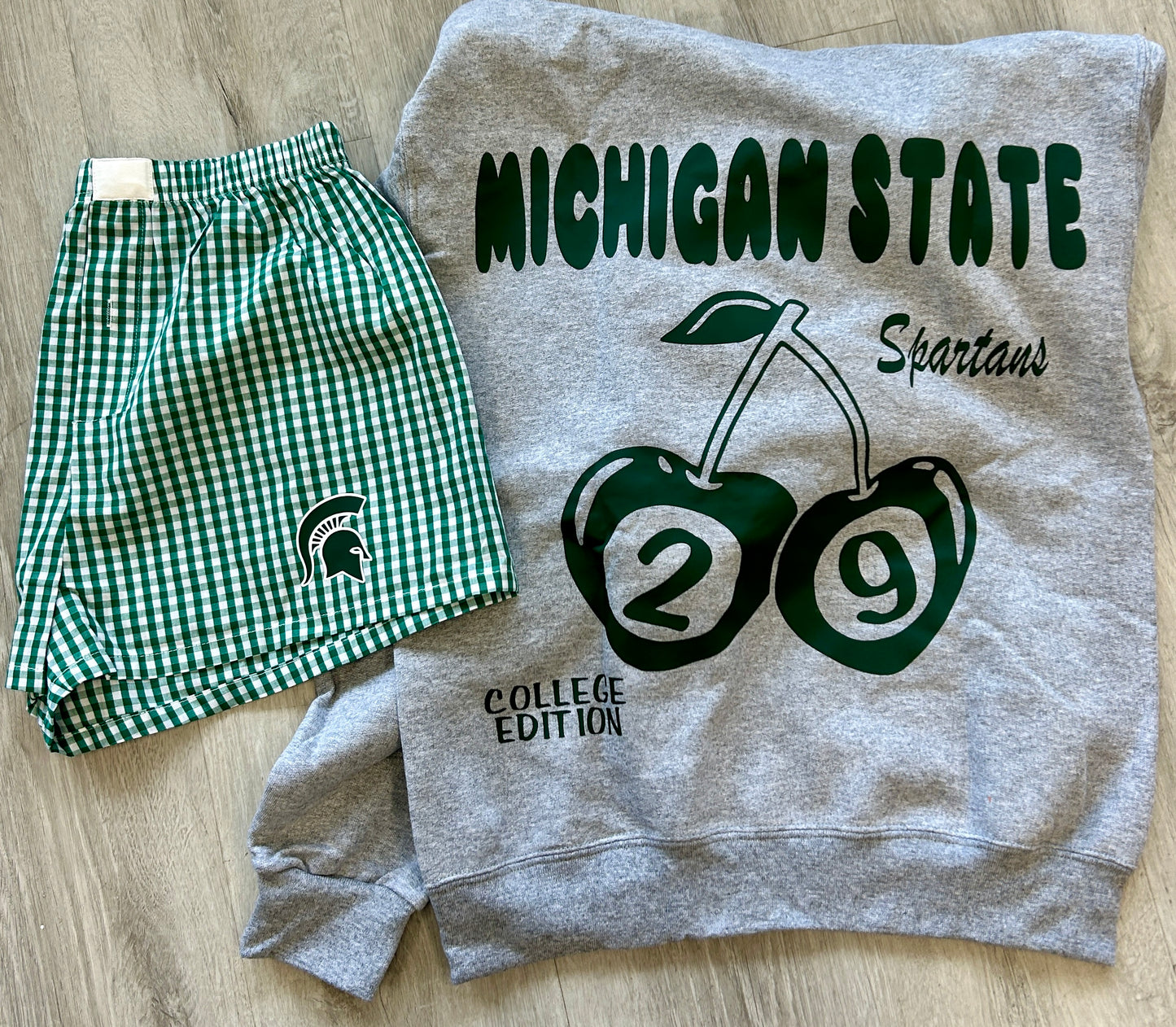 IN STOCK & Custom plaid woven boxers, GREAT GRAD GIFT! (ALL schools available to order)