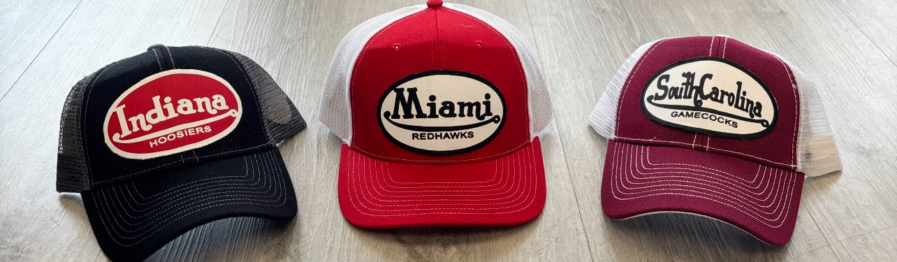 Custom hats (2 styles available and can order for ANY school)