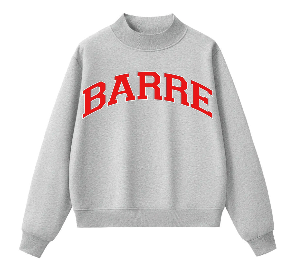 Custom heart design mock neck, crew, hoodie, tee or cut shoulder sweatshirt (available to order for ANY school, camp or anything else!) SEE MORE COLLEGE ITEMS BY CLICKING COLLEGE TAB!