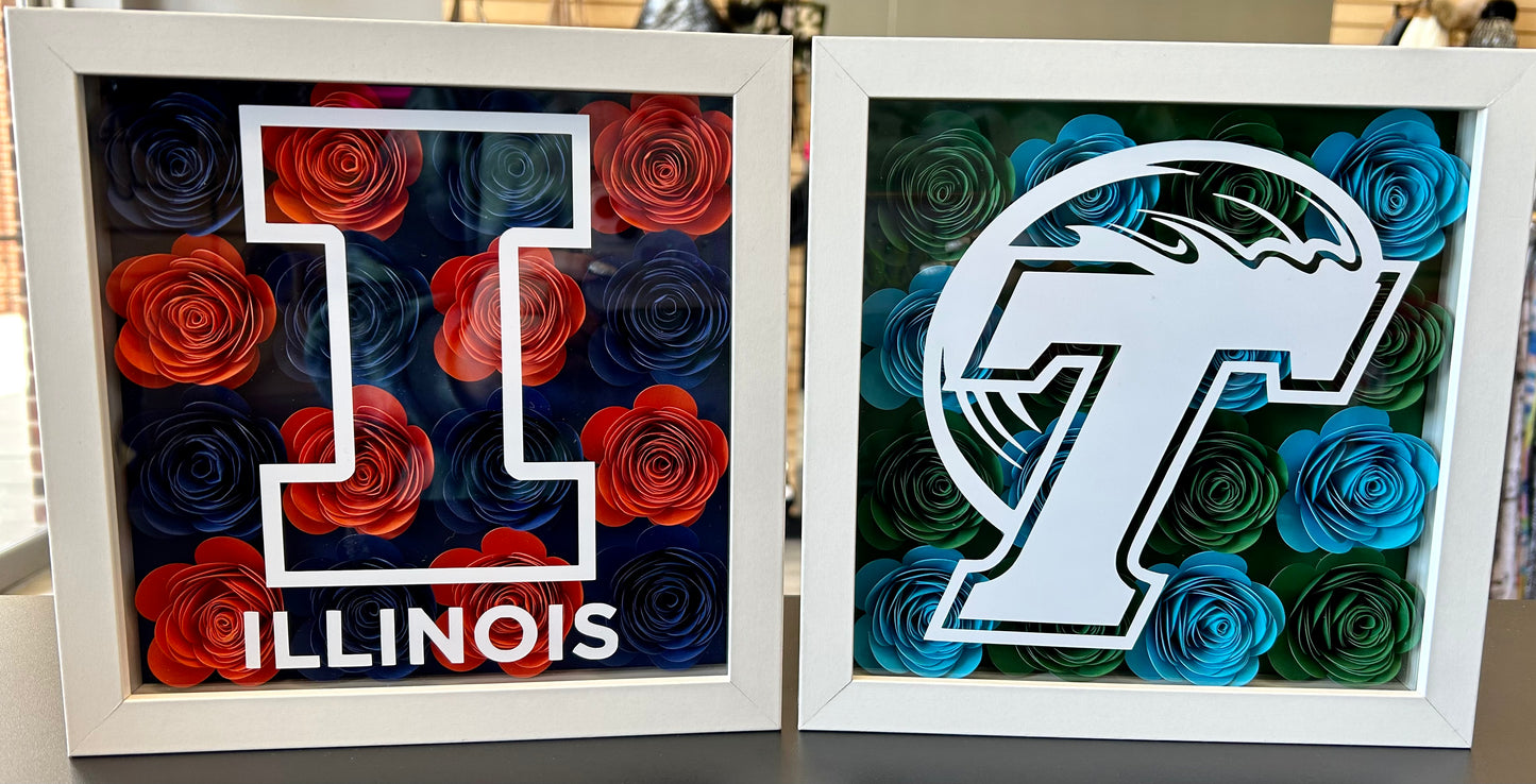 Flower shadow boxes IN STOCK NOW