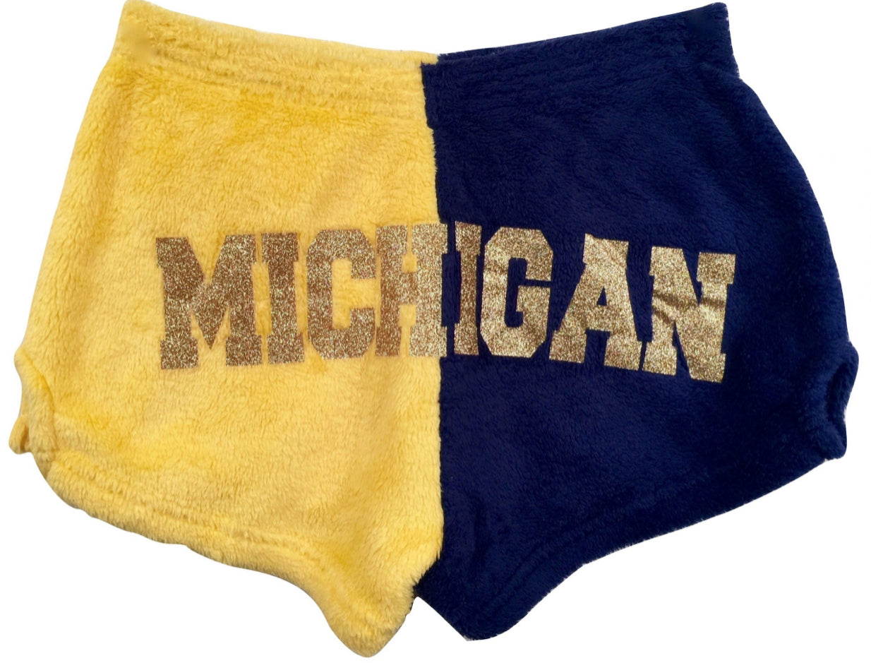 TOP SELLER! Custom college fuzzy shorts & hoodies (can be made for any school or sorority) - Lisa’s Northbrook