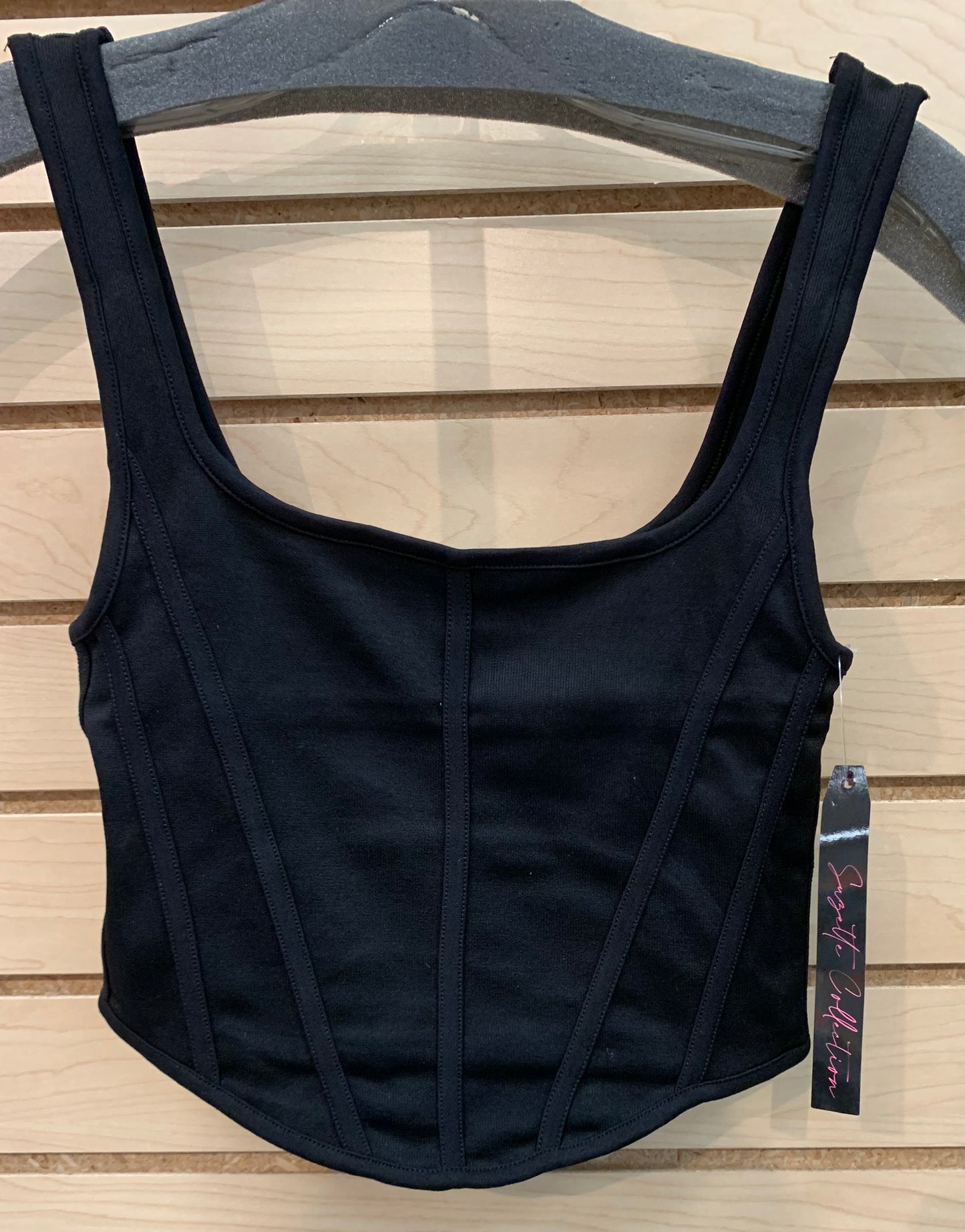 Juniors assorted style crop tanks and waffle cropped hoodie