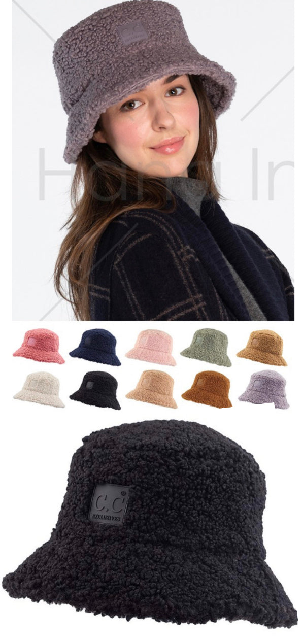 CC sherpa bucket hat