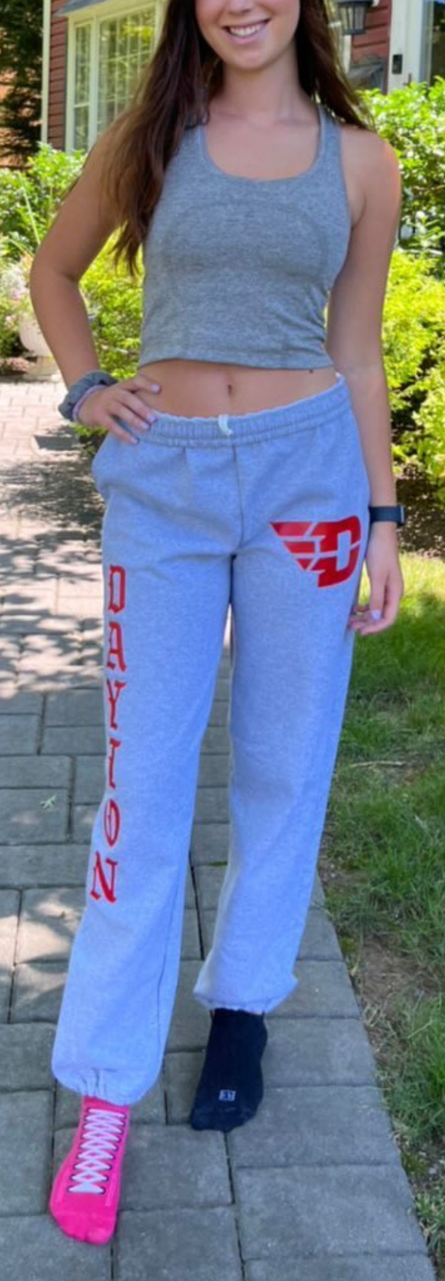 Custom college loose fit sweats (can be made for any school or camp) IN STOCK AND CUSTOM ORDER