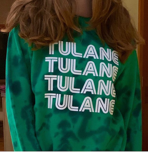 Custom college bleached repeat tee or sweatshirt (can be made for any school) - Lisa’s Boutique