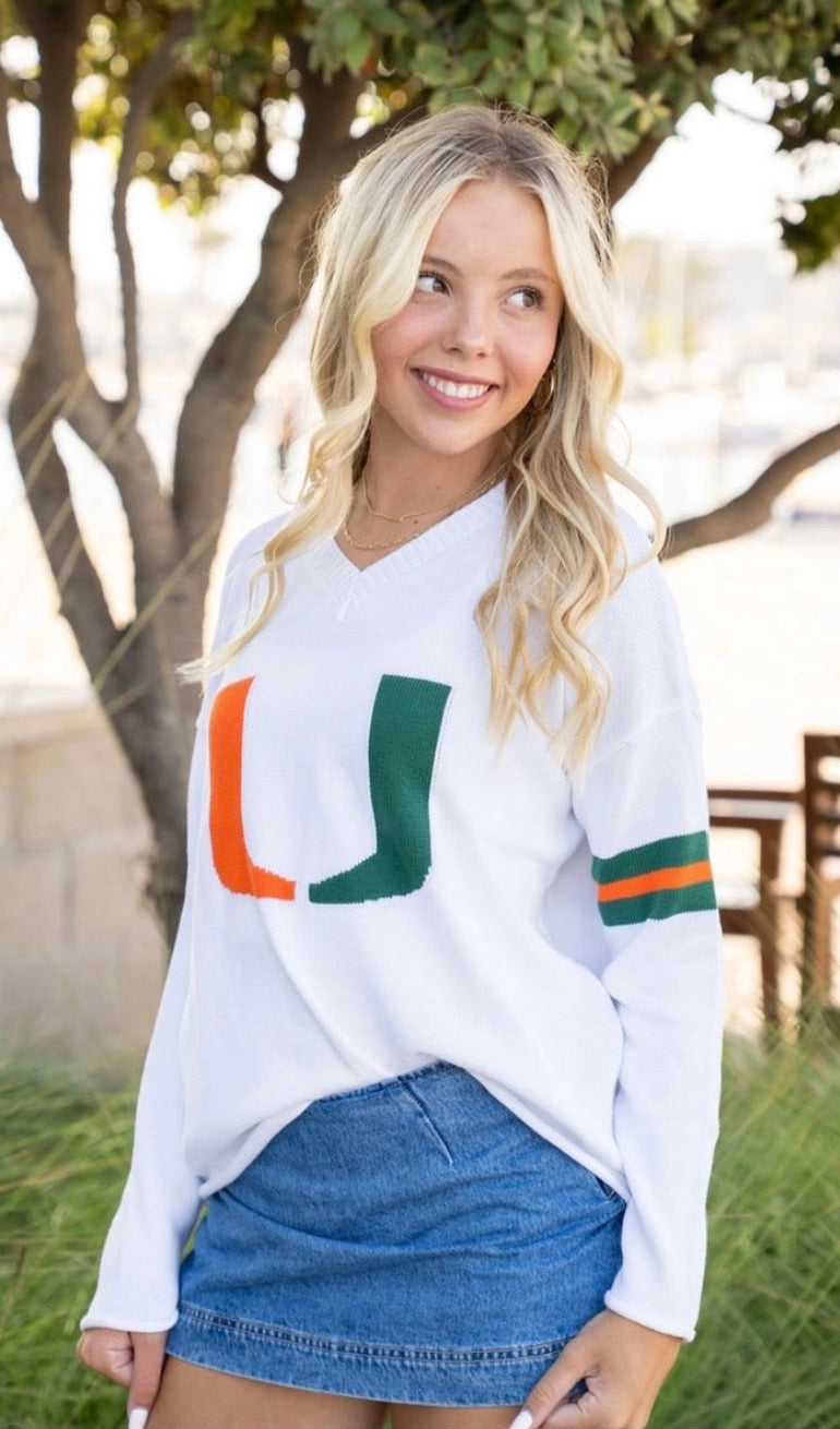 Custom order lightweight, soft cotton sweaters (most schools are available to order, see pics)