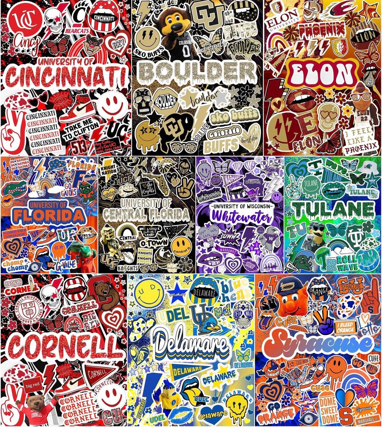 IN STOCK & Custom soft, plush blankets (can make for ANY school or camp) 2 sizes available, see pics for examples & can add a personalized name for no additional charge!