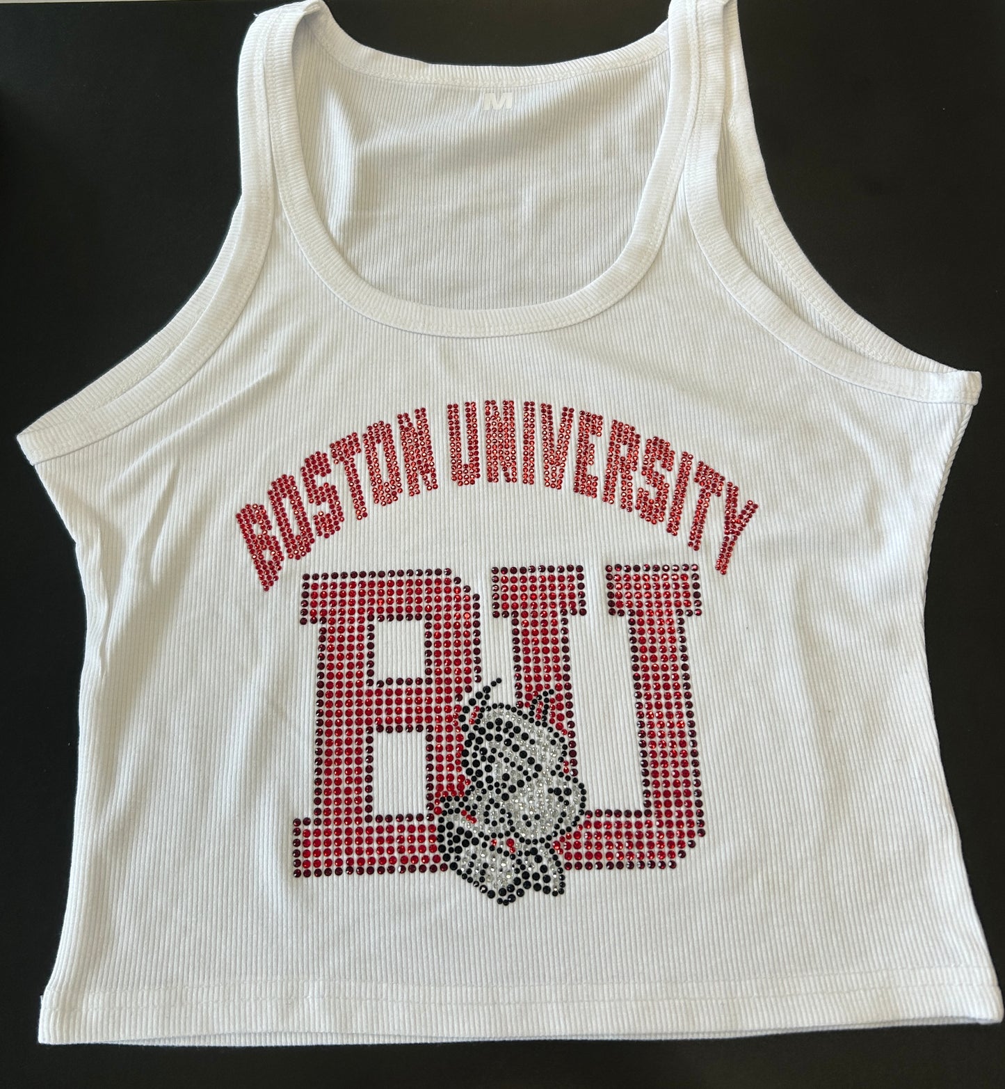 HOT ITEM!!! IN STOCK & Custom college bling tanks and crop tees, BEST GRAD GIFT! MOST SCHOOLS ARE AVAILABLE TO ORDER, SEE PIC 2 FOR OTHER OPTIONS & see pics for some schools made up & CLICK COLLEGE TAB TO SEE MORE COLLEGE ITEMS!!!