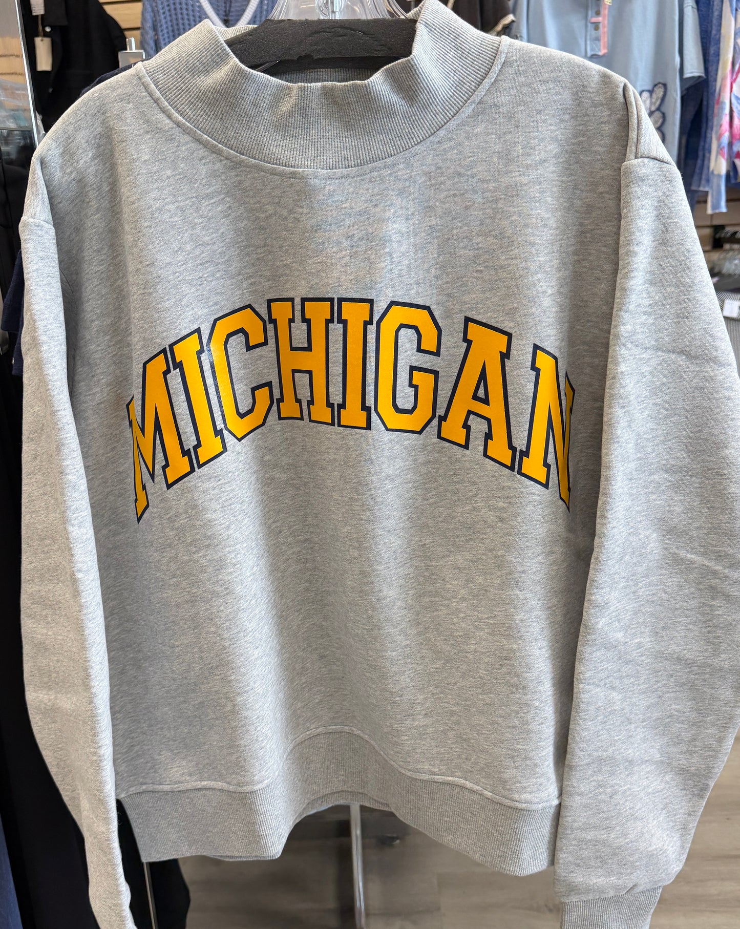 BEST SELLING SWEATSHIRT Custom heavy fleece mock neck sweatshirt, can be made for ANY school or camp, many color options…see pics