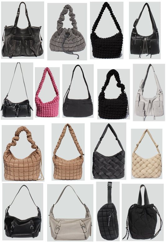 Assorted bags (see more bags by clicking accessories tab in top left corner)