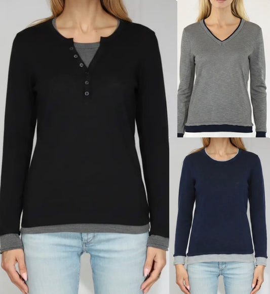 Double layer tops