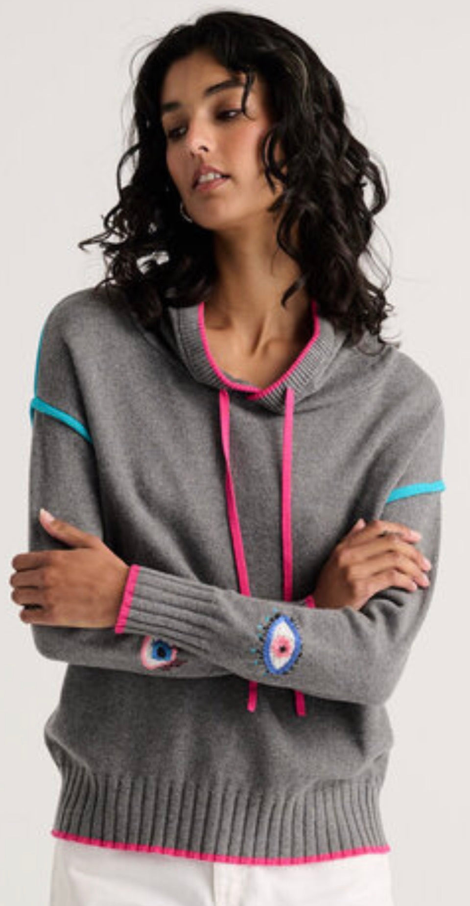 PREORDER NOW, Arriving Thursday…Zaket & Plover Mystic Eye hoodie in Cloud