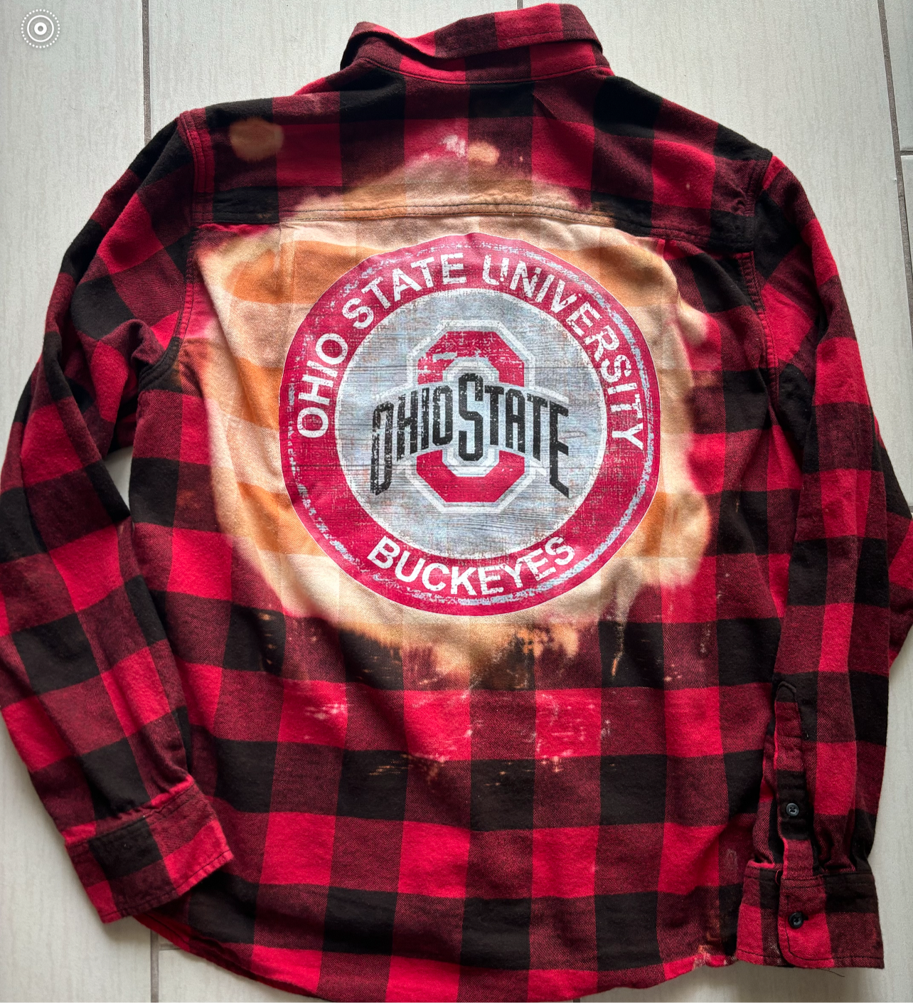 Custom soft flannel (other flannel colors available and can be made for ALL schools and design can be changed)