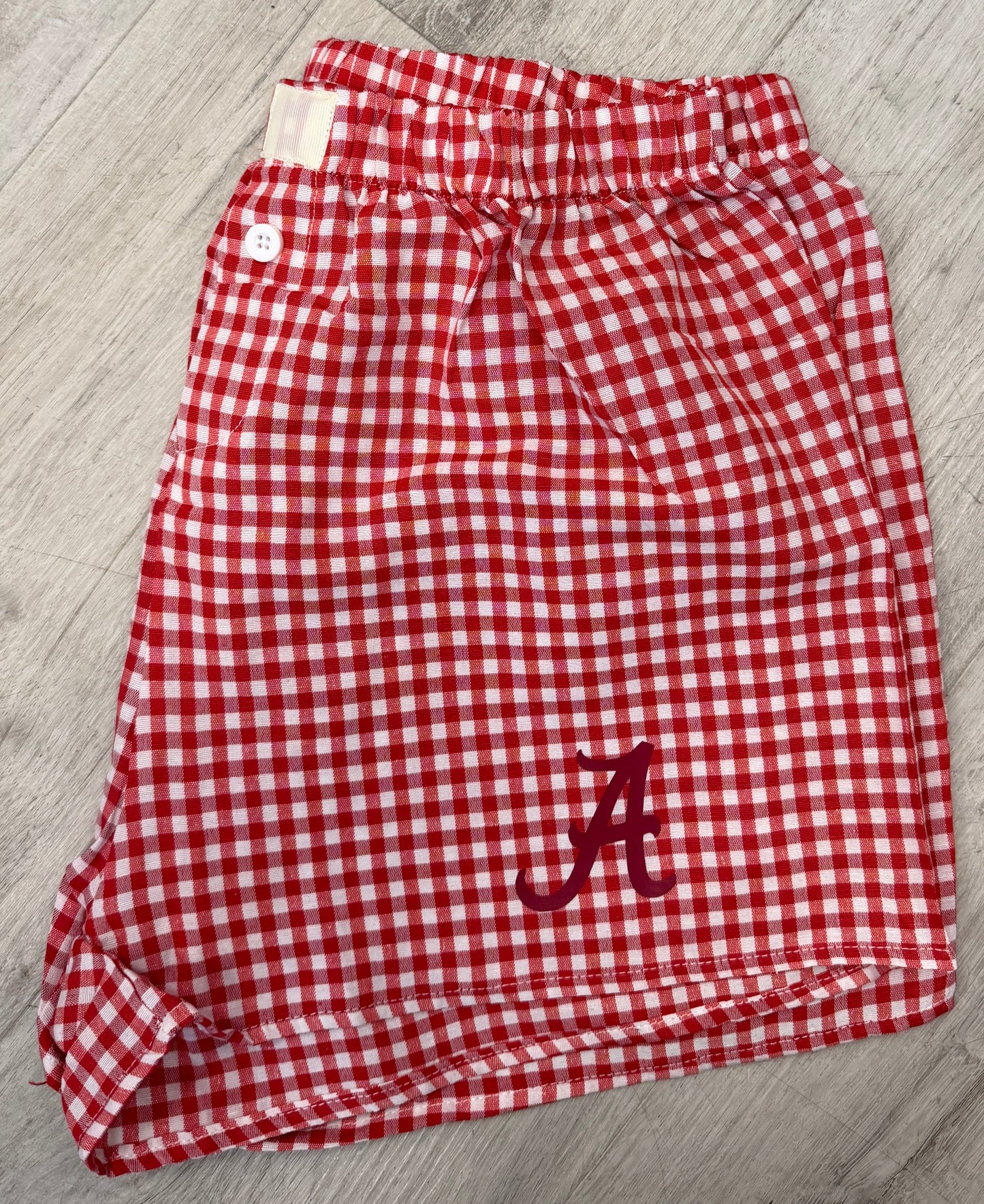 IN STOCK & Custom plaid woven boxers, GREAT GRAD GIFT! (ALL schools available to order)
