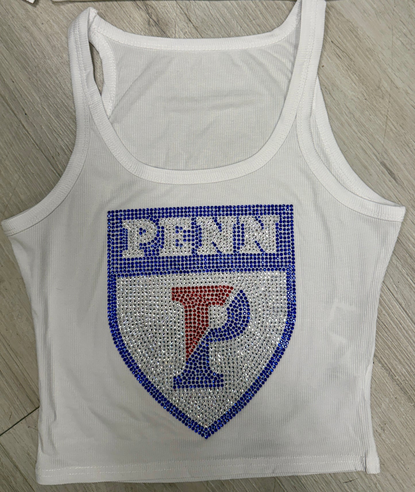 SUPER HOT ITEM!!! IN STOCK & Custom order college bling tanks and crop babytees, MOST SCHOOLS ARE AVAILABLE TO ORDER!!! & see pics for some schools made up!