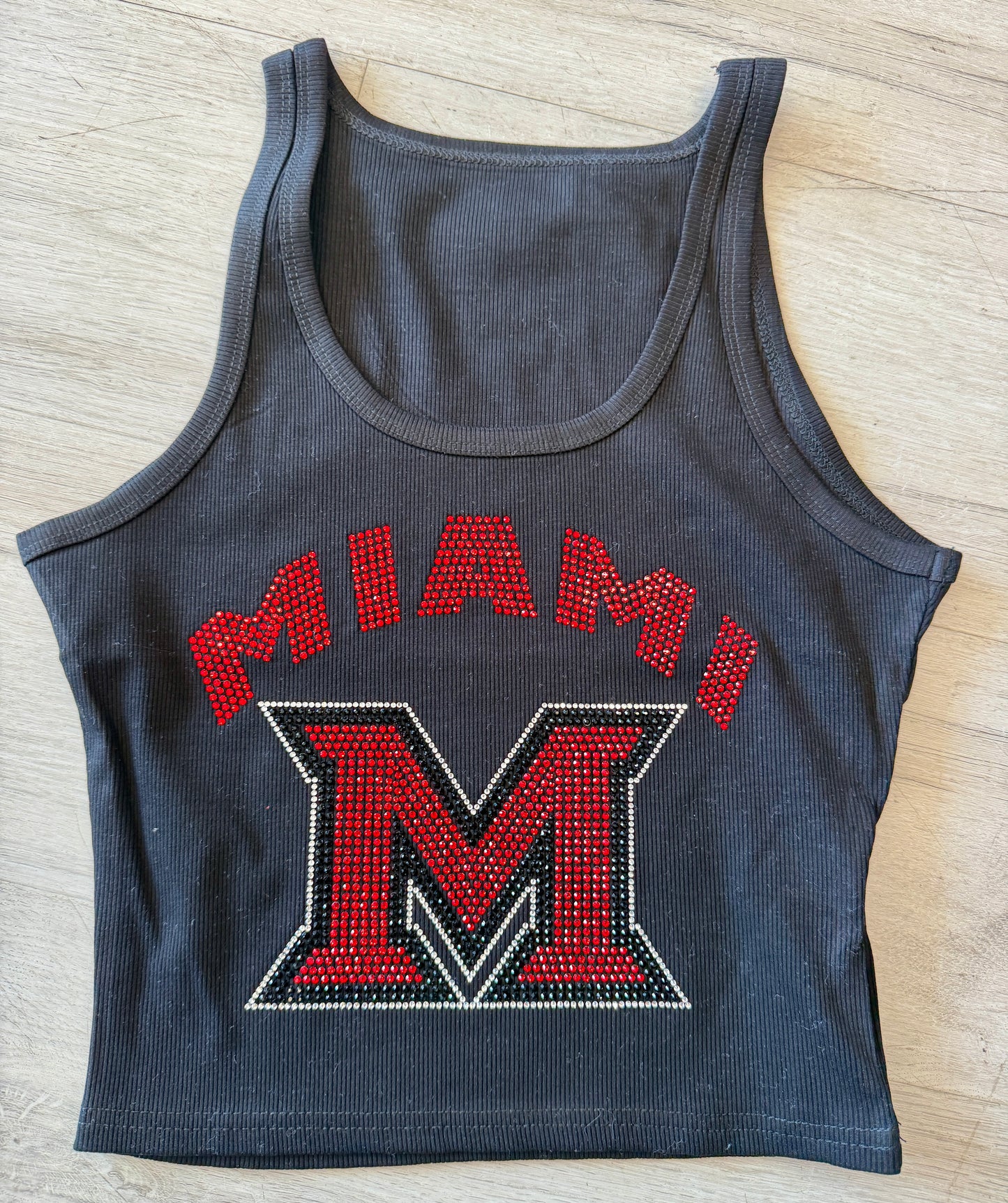 SUPER HOT ITEM!!! IN STOCK & Custom order college bling tanks and crop babytees, MOST SCHOOLS ARE AVAILABLE TO ORDER!!! & see pics for some schools made up!