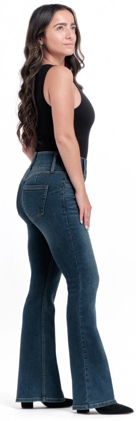 Tummy control stretch 29” inseam flare jeans