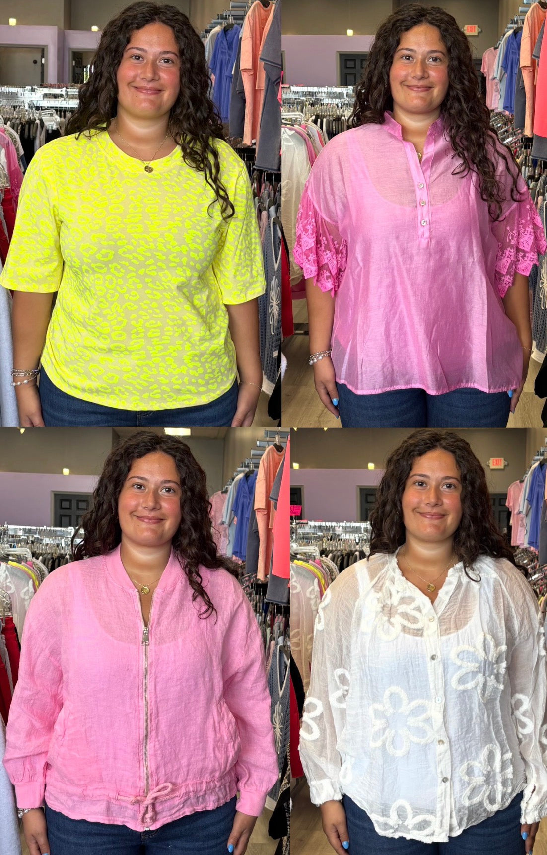 Assorted tops, new arrivals