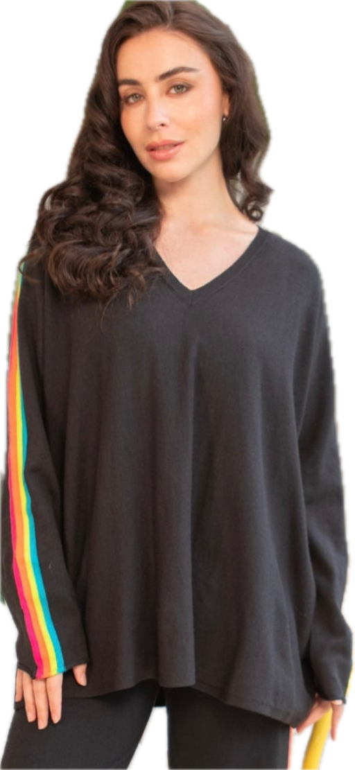 Assorted lightweight sweaters and sweatshirts with embellishments