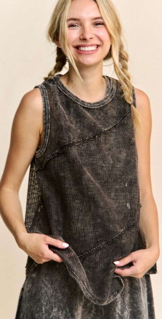 Black netting tank