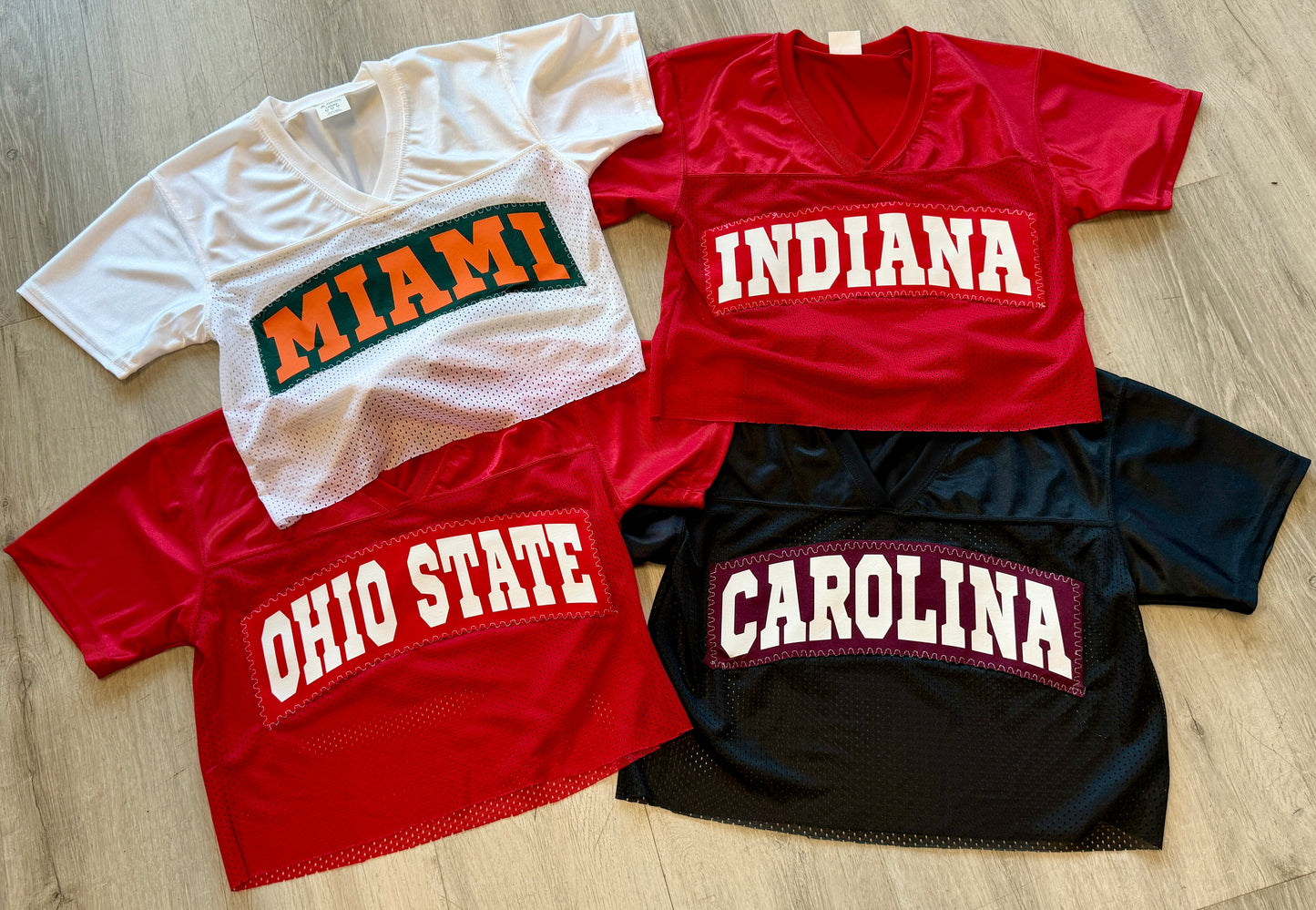 Custom & in stock crop football jersey (can order for ANY school, camp, etc)