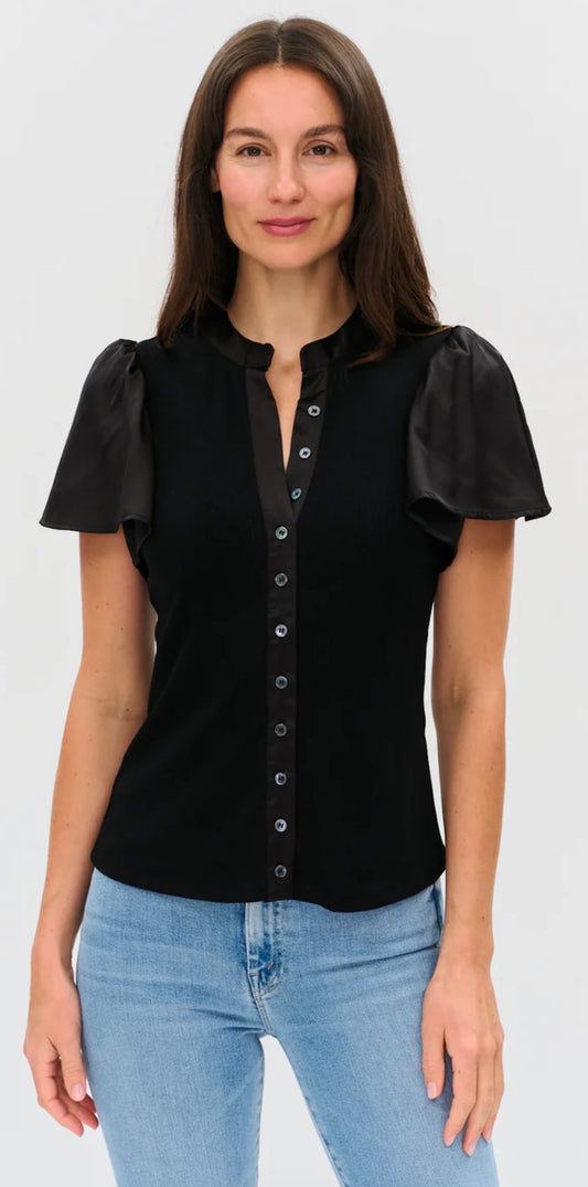 PREORDER NOW, Arriving Thursday…Six Fifty black Maren top