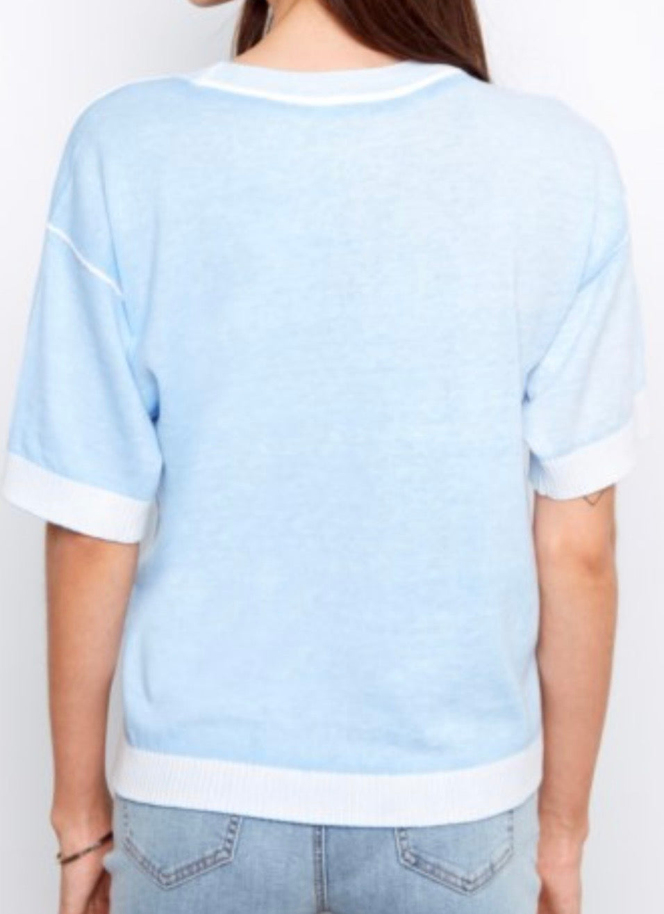 Charlie B soft, lightweight short sleeve sweaters