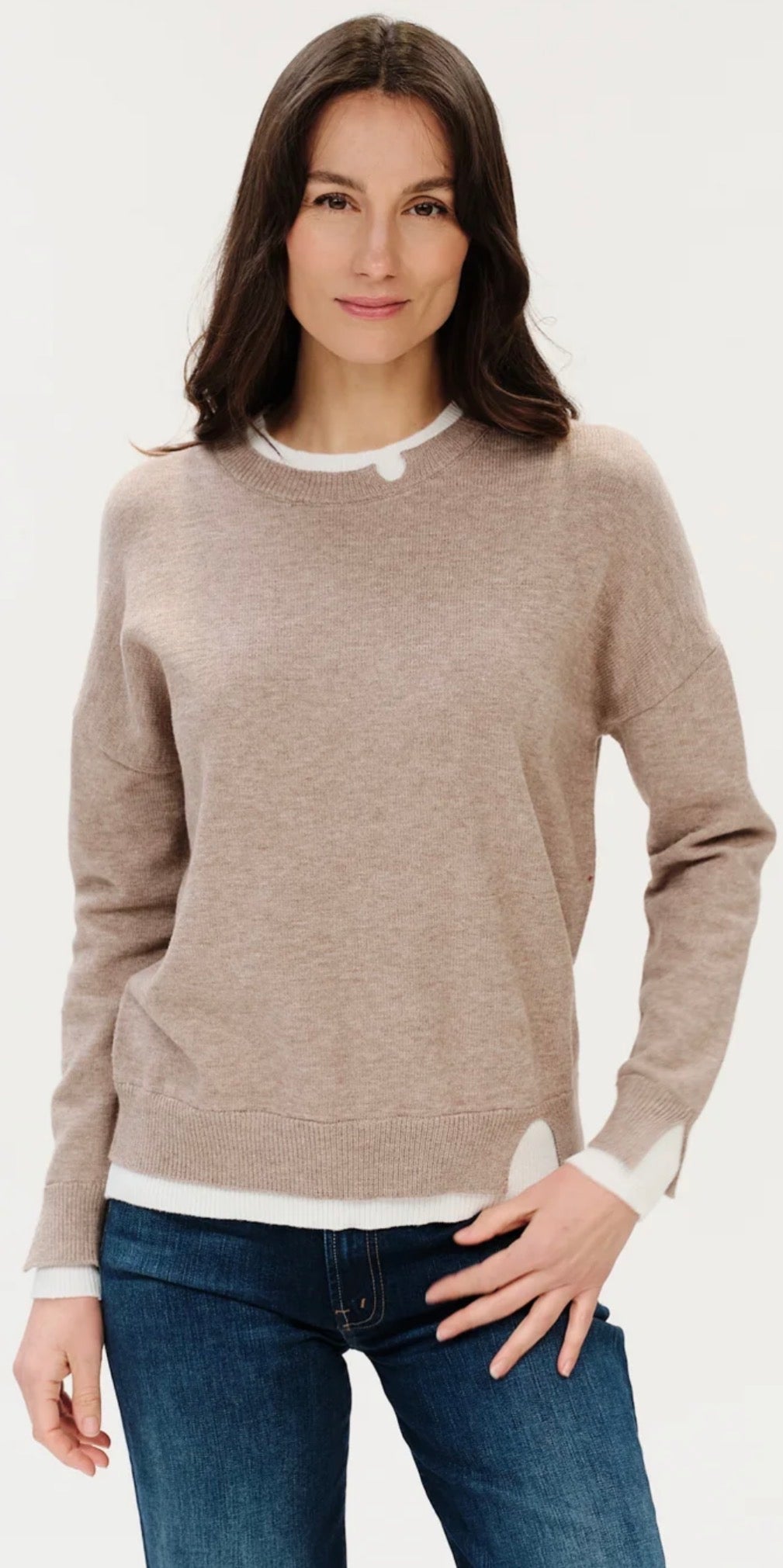 PREORDER NOW, Arriving Wednesday…Six Fifty Mar sweater in Latte