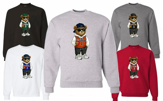 Custom Tailgate teddy unisex hoodie or crew (ALL schools are available to order)