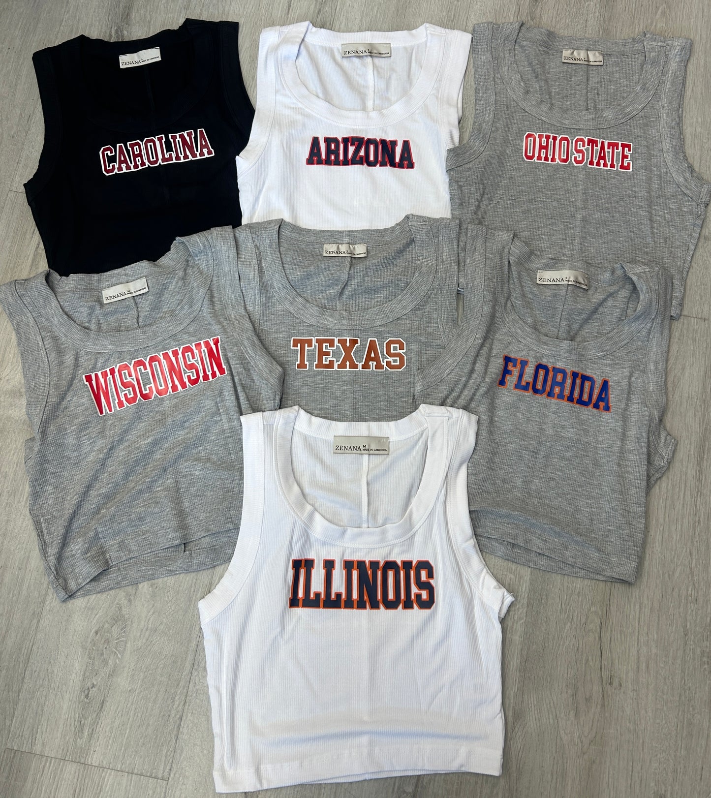 IN STOCK! Soft rib crop tank