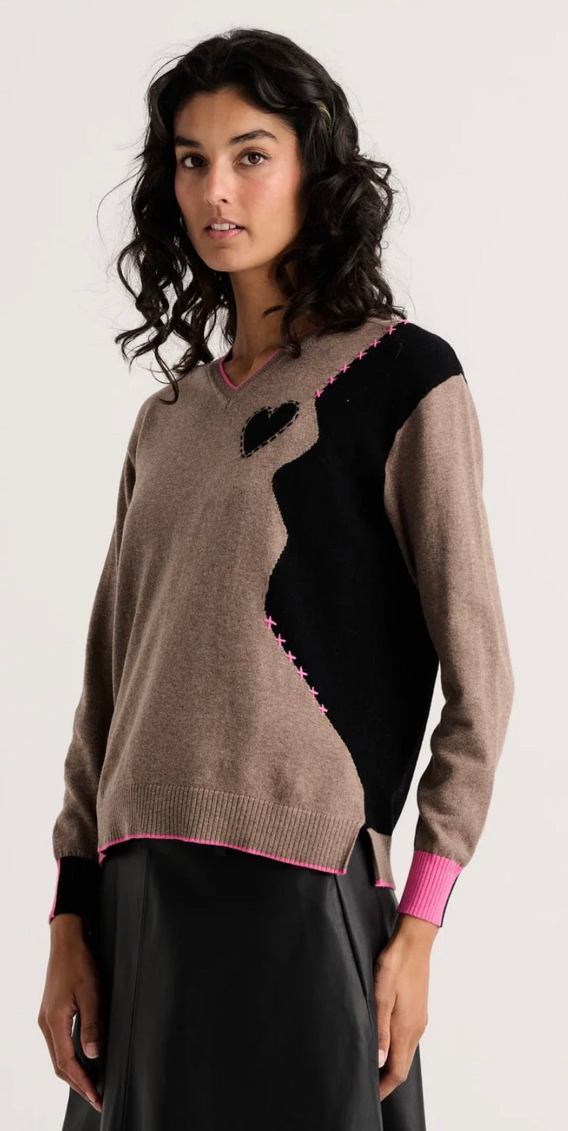 PREORDER NOW, Arriving Thursday…Zaket & Plover Thread With Love sweater in Walnut