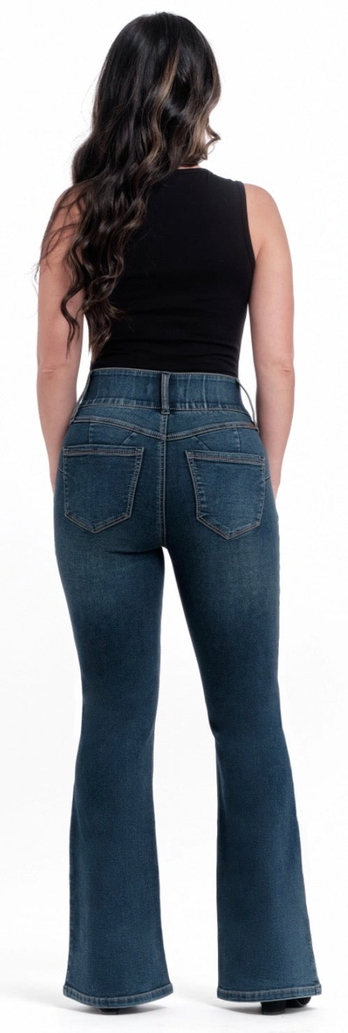 Tummy control stretch 29” inseam flare jeans