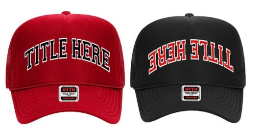 Custom hats, great for commitment gifts! (order for ANY school) see pic 2 for other designs