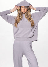 Load image into Gallery viewer, Vintage Havana super soft grey plush &amp; cozy knit pants, hoodie and cardigan (sold separately)
