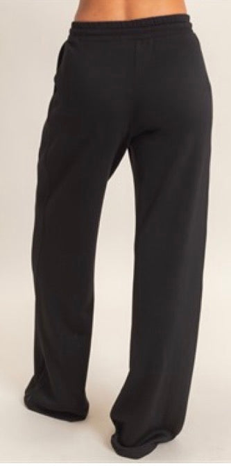 Black loose fit comfy pants