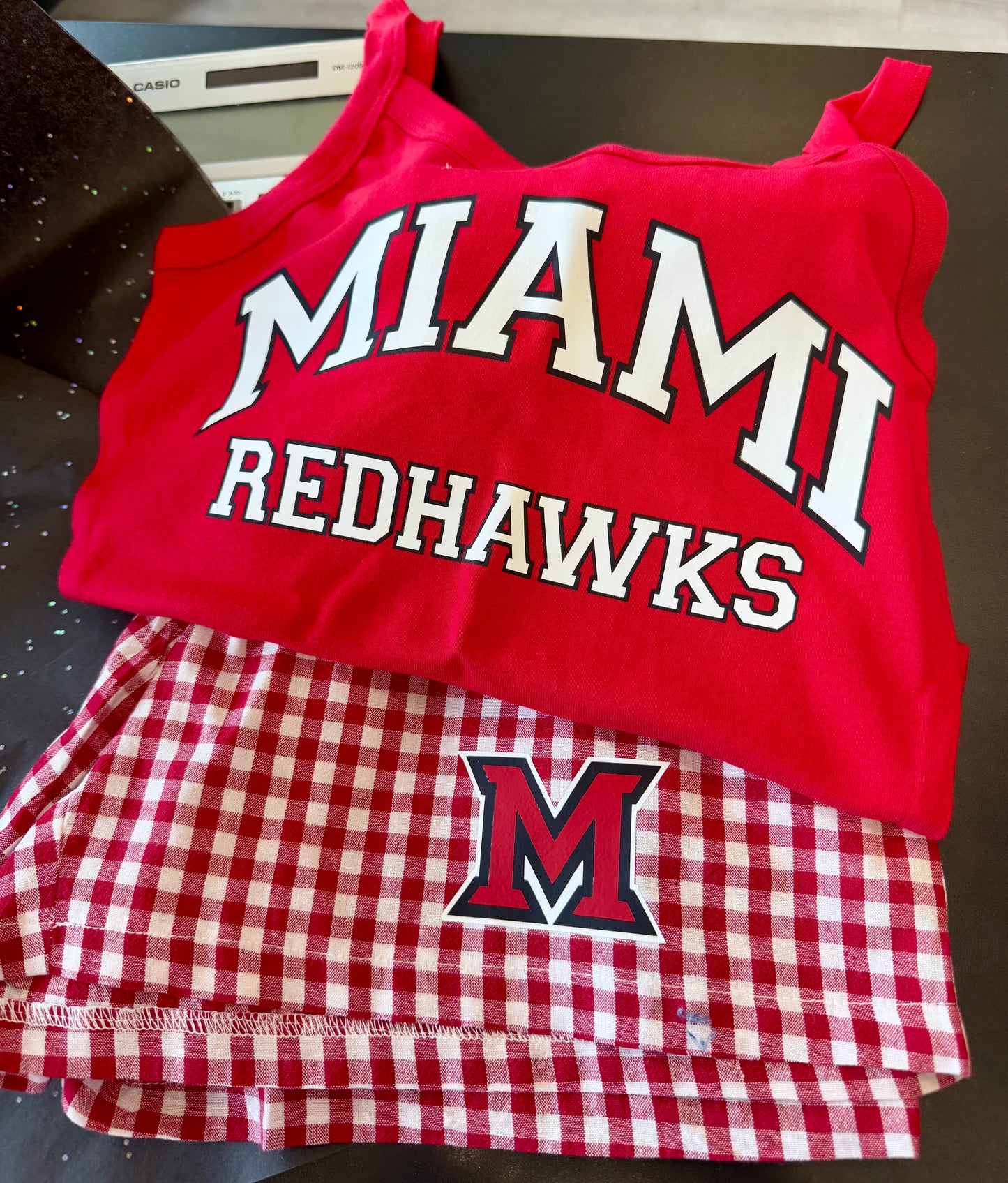 Custom & in stock double line tank (ALL schools are available to order)can also go on tee or shorts